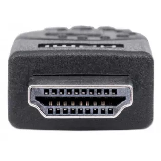 MANHATTAN Kabel High Speed HDMI 4K, 3D, Stecker auf Stecker, geschirmt, schwarz, 1, 8m