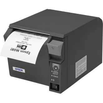 EPSON TM-T70II Kassendrucker, USB + Seriell, schwarz, Cutter, mit Netzteil EPSON TM-T70II Kassendrucker, USB + Seriell, schwarz, Cutter, mit Netzteil