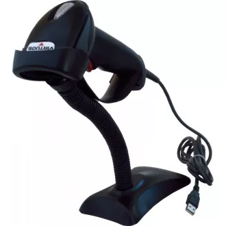 Virtuos Laserleser HT-900A, USB (Tastaturemulation / RS232), schwarz