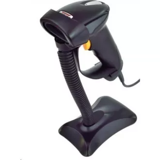 Virtuos CCD-Reader HT-310A Long Range, USB (Tastatur / RS232), Standfuß, schwarz