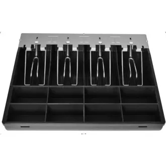 Virtuos separater Plastikbinder 4/8, Banknotenhalter aus Metall
