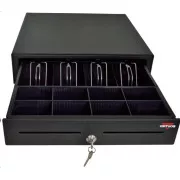 Virtuos Kassenschublade S-410C - mit Kabel, Binder 4/8, 9-24V, schwarz