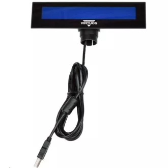 Virtuos LCD-Kundendisplay Virtuos FL-2026MB 2x20, USB, schwarz Virtuos LCD-Kundendisplay Virtuos FL-2026MB 2x20, USB, schwarz