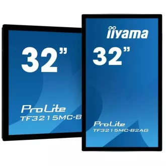 Iiyama ProLite TF3215MC-B2AG, 24/7, 80cm (31, 5''), projiziert kapazitiv, Full HD, Kit (USB), schwarz Iiyama ProLite TF3215MC-B2AG, 24/7, 80cm (31, 5''), projiziert kapazitiv, Full HD, Kit (USB), schwarz