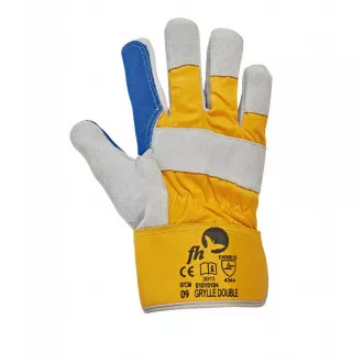 GRYLLE DOUBLE Handschuhe Stulpe 7 cm 10