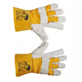 ACUTA GRAU Handschuhe 10 cm Stulpe - 10 ACUTA GRAU Handschuhe 10 cm Stulpe - 10