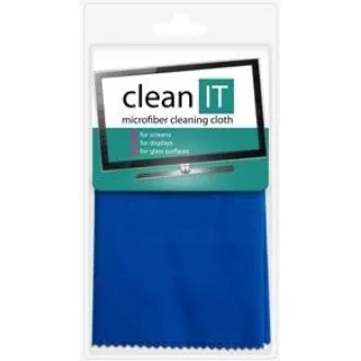 CLEAN IT Mikrofaser-Reinigungstuch groß 42x40 cm blau