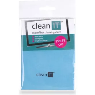 CLEAN IT Mikrofaser-Reinigungstuch, klein hellblau