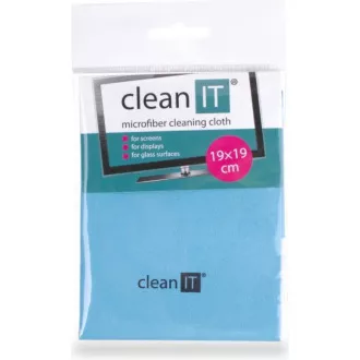 CLEAN IT Mikrofaser-Reinigungstuch, klein hellblau