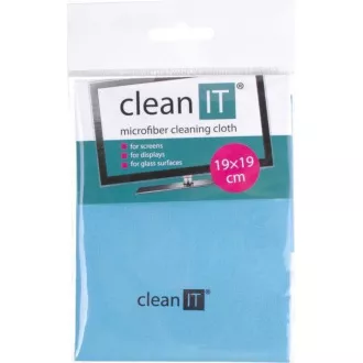 CLEAN IT Mikrofaser-Reinigungstuch, klein hellblau