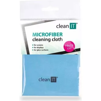 CLEAN IT Mikrofaser-Reinigungstuch, klein hellblau