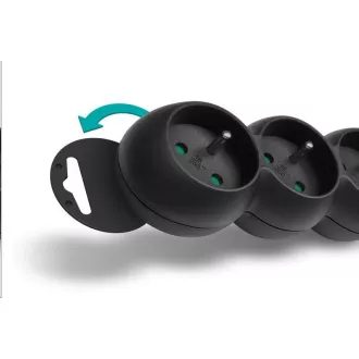 CONNECT IT Verlängerungskabel 230 V, 6 Steckdosen, 5 m, mit Schalter (schwarz) CONNECT IT Verlängerungskabel 230 V, 6 Steckdosen, 5 m, mit Schalter (schwarz)