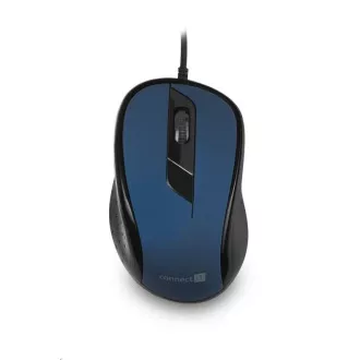 CONNECT IT Optische Maus, USB, blau CONNECT IT Optische Maus, USB, blau