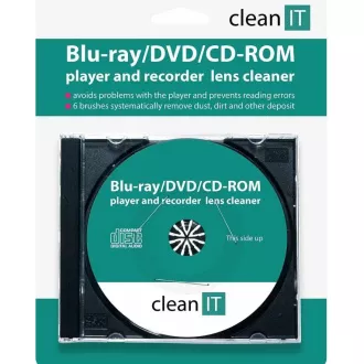 CLEAN IT Reinigungs-CD für Blu-ray / DVD / CD-ROM Player (Ersatz für CL-32)
