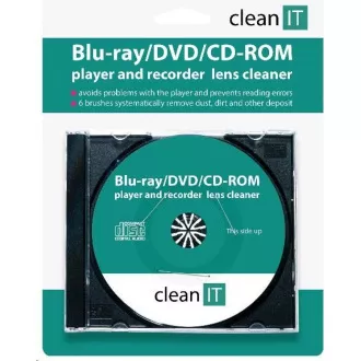 CLEAN IT Reinigungs-CD für Blu-ray / DVD / CD-ROM Player (Ersatz für CL-32)