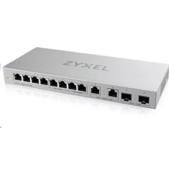 Zyxel XGS1010-12 12-Port Gigabit Switch, 8x Gigabit RJ45, 2x 2, 5GbE RJ45, 2x SFP