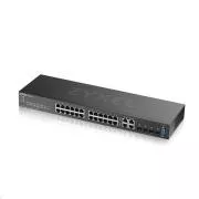 Zyxel GS2220-28 28-Port L2 Managed Gigabit Switch, 24x gigabit RJ45, 4x gigabit RJ45/SFP