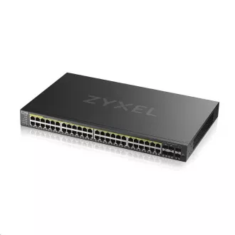 Zyxel GS2220-50HP 50-port L2 Managed Gigabit PoE Switch, 44x gigabit RJ45, 4x gigabit RJ45/SFP, 2x SFP, PoE 375W Zyxel GS2220-50HP 50-port L2 Managed Gigabit PoE Switch, 44x gigabit RJ45, 4x gigabit RJ45/SFP, 2x SFP, PoE 375W