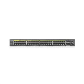 Zyxel GS2220-50HP 50-port L2 Managed Gigabit PoE Switch, 44x gigabit RJ45, 4x gigabit RJ45/SFP, 2x SFP, PoE 375W Zyxel GS2220-50HP 50-port L2 Managed Gigabit PoE Switch, 44x gigabit RJ45, 4x gigabit RJ45/SFP, 2x SFP, PoE 375W