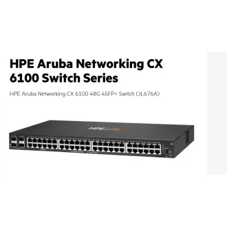 HPE Aruba Networking CX6100 48G 4SFP Switch RENEW JL676A HPE Aruba Networking CX6100 48G 4SFP Switch RENEW JL676A