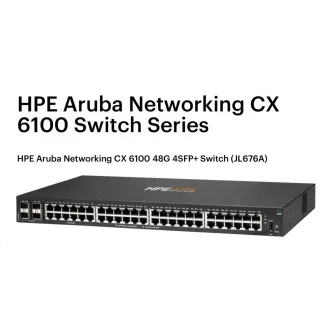 HPE Aruba Networking CX6100 48G 4SFP Switch RENEW JL676A HPE Aruba Networking CX6100 48G 4SFP Switch RENEW JL676A