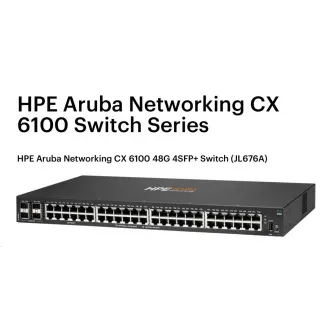 HPE Aruba Networking CX6100 48G 4SFP Switch RENEW JL676A HPE Aruba Networking CX6100 48G 4SFP Switch RENEW JL676A