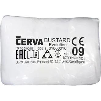 BUSTARD EVO VAM Handschuhe + PVC Zielscheibe weiß 8