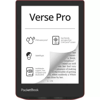 POCKETBOOK 634 Taschenbuch Verse Pro - Passion Red POCKETBOOK 634 Taschenbuch Verse Pro - Passion Red