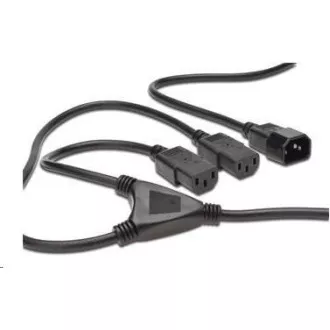 PREMIUMCORD Netzkabel 230V Verlängerung Y - 1xM/2xF PREMIUMCORD Netzkabel 230V Verlängerung Y - 1xM/2xF