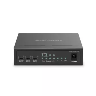 MERCUSYS Schalter MS106LP (6x100Mbps, 4xPoE , 40W, lüfterlos)