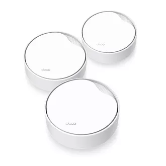 TP-Link Deco X50-PoE (3er-Pack) WiFi6 Mesh (AX3000, 2, 4GHz/5GHz, 1x2, 5GbELAN/WAN, 1xGbELAN/WAN, 1xPoE)