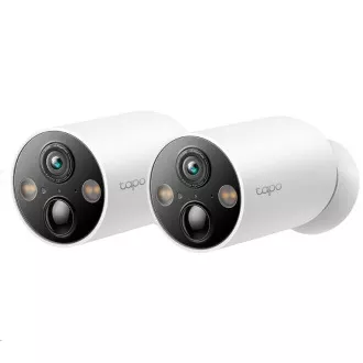 TP-Link Tapo C425 Set 2x Außenkamera C425 (4MP, 2K QHD, 1440p, IR 15m, WiFi, micro SD Karte, IP66)