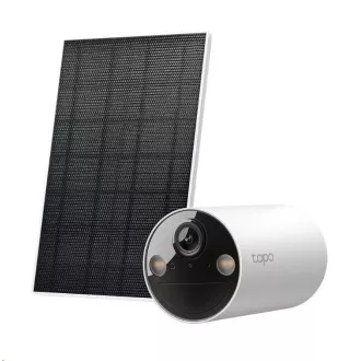 TP-Link Tapo C410 KIT Außenkamera, Solarpanel (3MP, 2K QHD, 1296p, IR 9m, WiFi, micro SD Karte, IP65)