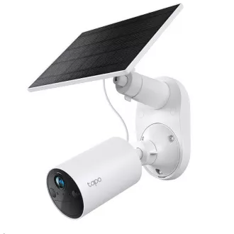 TP-Link Tapo C410 KIT Außenkamera, Solarpanel (3MP, 2K QHD, 1296p, IR 9m, WiFi, micro SD Karte, IP65)