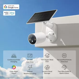 TP-Link Tapo C425 KIT Kamera C425 Solarpanel A201 (4MP, 2K QHD, 1440p, IR 15m, WiFi, micro SD Karte, IP66) TP-Link Tapo C425 KIT Kamera C425 Solarpanel A201 (4MP, 2K QHD, 1440p, IR 15m, WiFi, micro SD Karte, IP66)