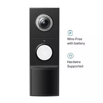 TP-Link Tapo D235 Smart Video Türklingel (5MP, 2K, WiFi, IR 10m, microSD) TP-Link Tapo D235 Smart Video Türklingel (5MP, 2K, WiFi, IR 10m, microSD)