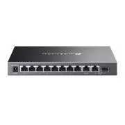 TP-Link OMADA Switch ES210GMP (9xGbE, 1xGbE/SFPcombo, 8xPoE , 123W, lüfterlos)