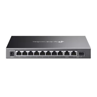 TP-Link OMADA Switch ES210GMP (9xGbE, 1xGbE/SFPcombo, 8xPoE , 123W, lüfterlos)