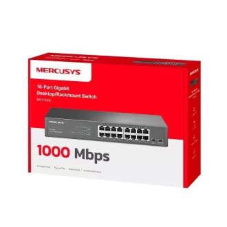 MERCUSYS Schalter MS116GS (16xGbE, lüfterlos) MERCUSYS Schalter MS116GS (16xGbE, lüfterlos)