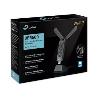 TP-Link Archer TBE400UH WiFi7 USB-Adapter (BE6500, 2, 4GHz/5GHz/6GHz, USB3.0) TP-Link Archer TBE400UH WiFi7 USB-Adapter (BE6500, 2, 4GHz/5GHz/6GHz, USB3.0)