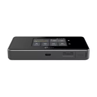 TP-Link M8550 tragbarer WiFi6E-Router (AXE3600, 5G/4G LTE, 2, 4GHz/5GHz/6GHz, 1xGbE, 1xUSB-C, 1xnanoSIM, 1xmicroSD)