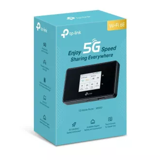 TP-Link M8550 tragbarer WiFi6E-Router (AXE3600, 5G/4G LTE, 2, 4GHz/5GHz/6GHz, 1xGbE, 1xUSB-C, 1xnanoSIM, 1xmicroSD)
