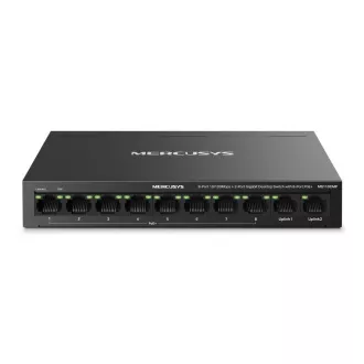 MERCUSYS Schalter MS110CMP (10x100Mb/s, 8xPoE , 115W, lüfterlos)