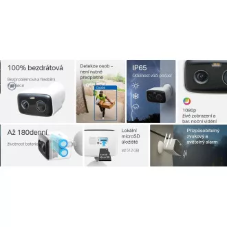 TP-Link Tapo C400 Außenkamera (2MP, FullHD, 1080p, IR 10m, WiFi, micro SD Karte, IP65) TP-Link Tapo C400 Außenkamera (2MP, FullHD, 1080p, IR 10m, WiFi, micro SD Karte, IP65)
