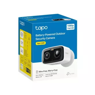 TP-Link Tapo C400 Außenkamera (2MP, FullHD, 1080p, IR 10m, WiFi, micro SD Karte, IP65) TP-Link Tapo C400 Außenkamera (2MP, FullHD, 1080p, IR 10m, WiFi, micro SD Karte, IP65)