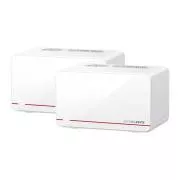 MERCUSYS Halo H37BE(2er-Pack) WiFi7 Mesh (BE6500, 2, 4GHz/5GHz, 2x2, 5GbELAN/WAN, 1xGbELAN/WAN)