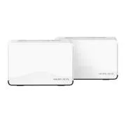 MERCUSYS Halo H27BE(2er-Pack) WiFi7 Mesh (BE3600, 2, 4GHz/5GHz, 1x2, 5GbELAN/WAN, 2xGbELAN/WAN)
