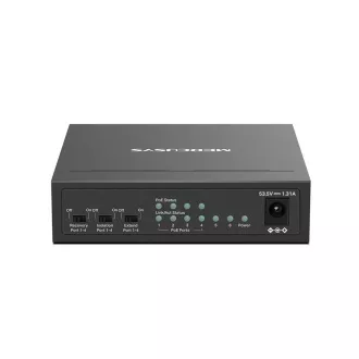 MERCUSYS Schalter MS106P (6x100Mbps, 4xPoE , 67W, lüfterlos) MERCUSYS Schalter MS106P (6x100Mbps, 4xPoE , 67W, lüfterlos)