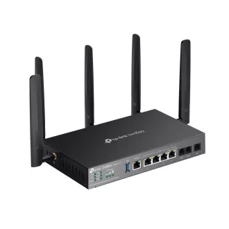 TP-Link DR3650v-4G OMADA ADSL/VDSL/4GLTE-Gateway (AX3000, 2xFXS, 1xDSL, 2, 4GHz/5GHz, 1xGbELAN/WAN, 4xGbE, 1xUSB3.0, 2xnanoSIM) TP-Link DR3650v-4G OMADA ADSL/VDSL/4GLTE-Gateway (AX3000, 2xFXS, 1xDSL, 2, 4GHz/5GHz, 1xGbELAN/WAN, 4xGbE, 1xUSB3.0, 2xnanoSIM)