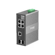 TP-Link OMADA Industrie-Switch IES206G (4xGbE, 1xGbE/SFPcombo, 1xSFP, DIN, IP40, lüfterlos)